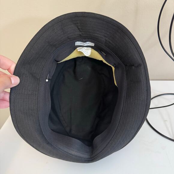 De Lux Fedora Hat Womens M/L Black Cotton Formal Retro Fashion Outdoor Mobwife - Picture 7 of 9